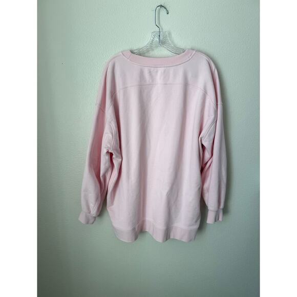 Lululemon Porcelain Pink Perfectly Oversized Crew Size Large - Picture 4 of 9